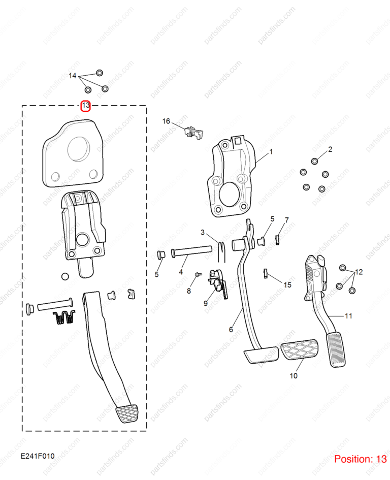11013910|11013910 | Clutch pedal | MG parts | | | MG GS | RX5 | PartsFinds