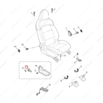 11022879PHD|11022879PHD | Seat adjustment handle | MG parts | | | MG GT | PartsFinds