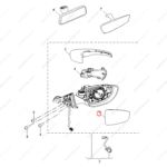 11040329|11040329 | Reverse mirror glass | MG parts | | | MG GT | PartsFinds