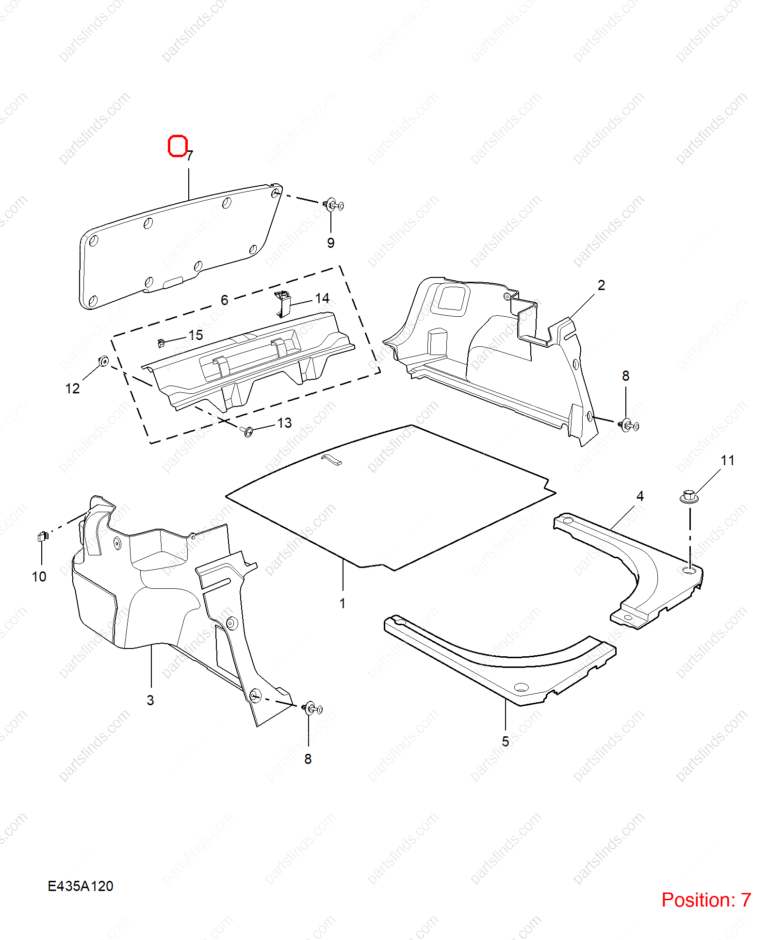 11209725|11209725 | Tailgate trim panel | MG parts | | | MG5 | PartsFinds