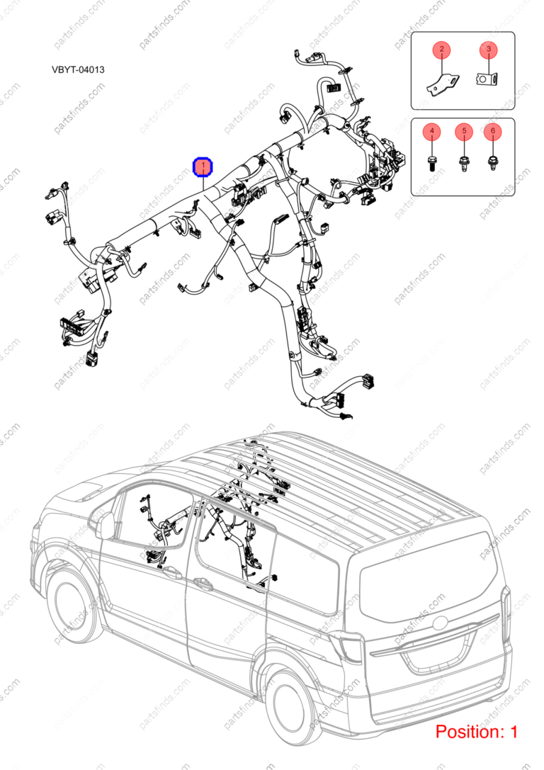 11255267-00|1125526700 | Instrument panel wiring harness | BYD parts | VBEV-4003100A | VBEV4003100A | eT3 | PartsFinds
