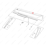 11270481SPRP|11270481SPRP | Tailgate spoiler | MG parts | | | MG ZS | PartsFinds