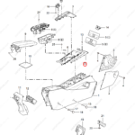 11349772MGO|11349772MGO | Armrest box trim strip | MG parts | | | MG GT | PartsFinds