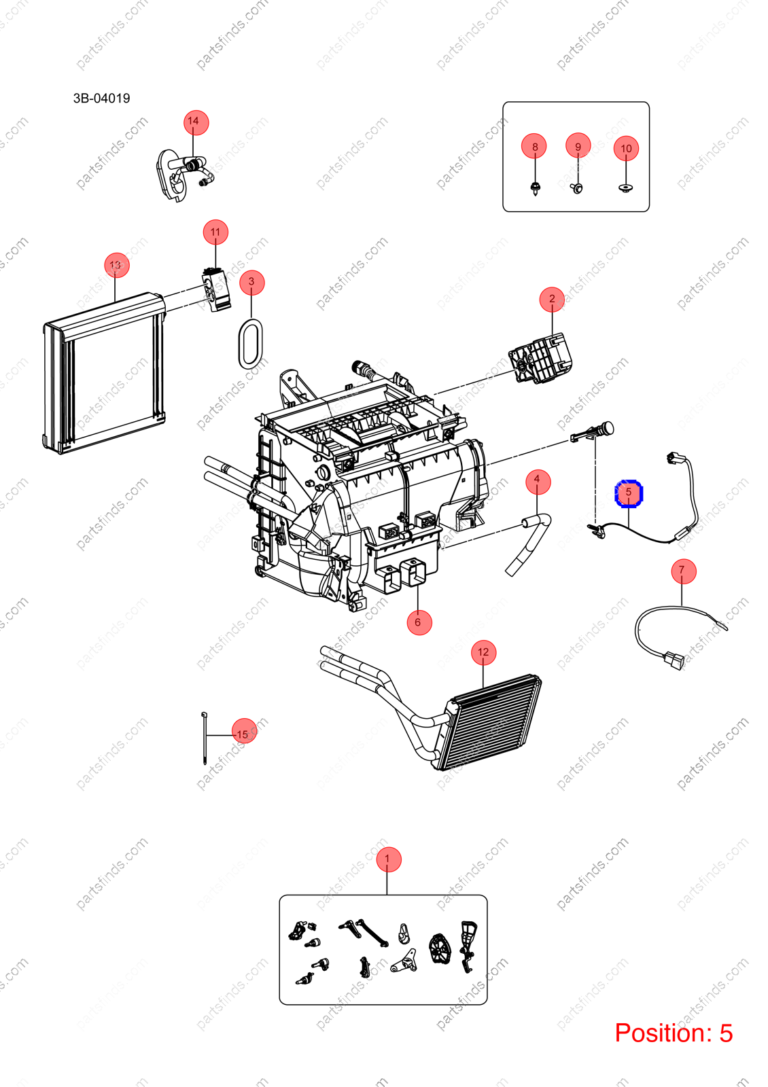 11478447-00|1147844700 | Air conditioning temperature sensor | BYD parts | 3B-8114310 | 3B8114310 | YANGWANG U8 | YANGWANG U8 PHEV | YANGWANG U8 HYBRID | PartsFinds