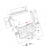 11720527NBC|11720527NBC | Tailgate trim panel | MG parts | | | MG HS | PartsFinds