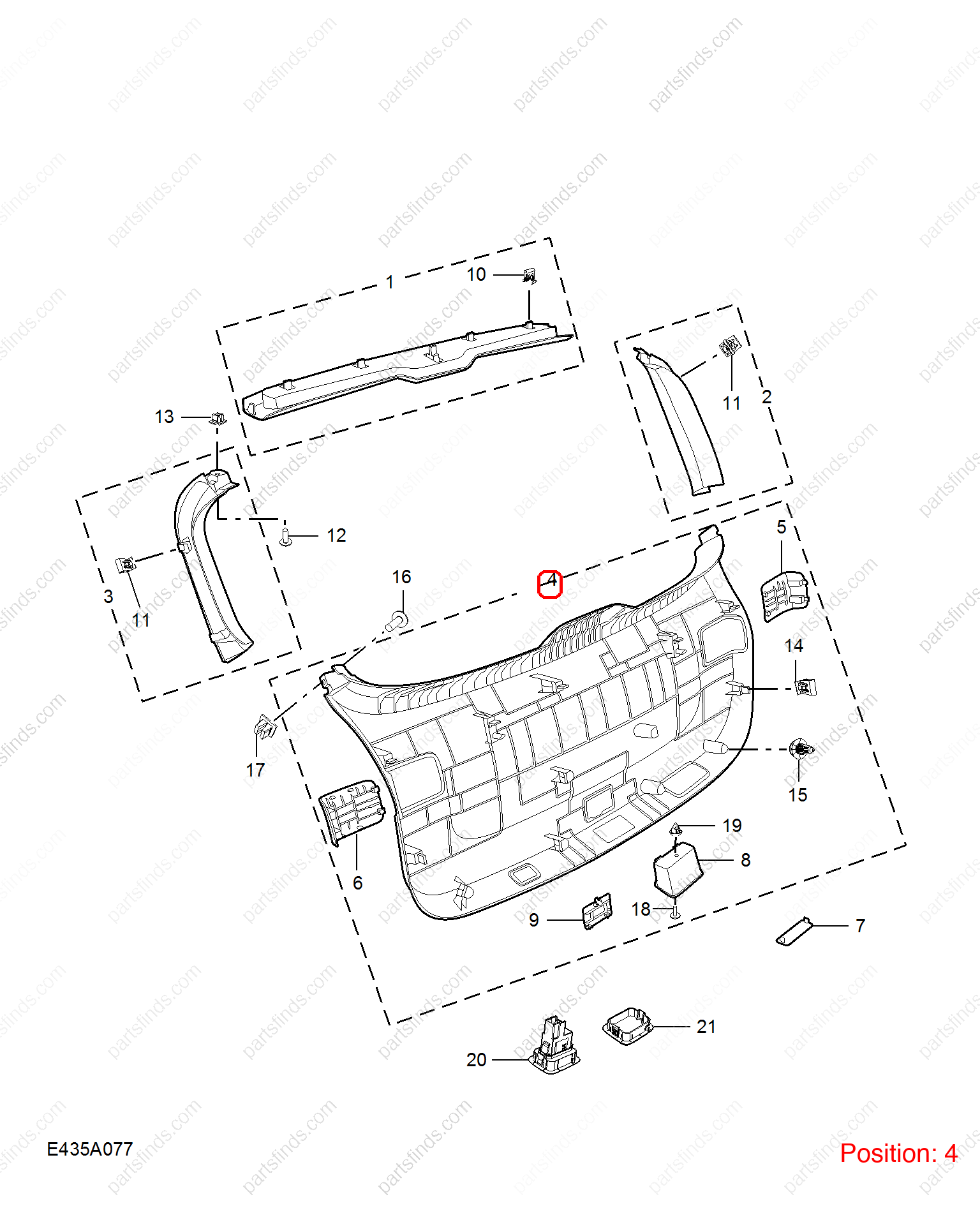 11720527NBC|11720527NBC | Tailgate trim panel | MG parts | | | MG HS | PartsFinds 11720527NBC|11720527NBC | Tailgate trim panel | MG parts | | | MG HS | PartsFinds