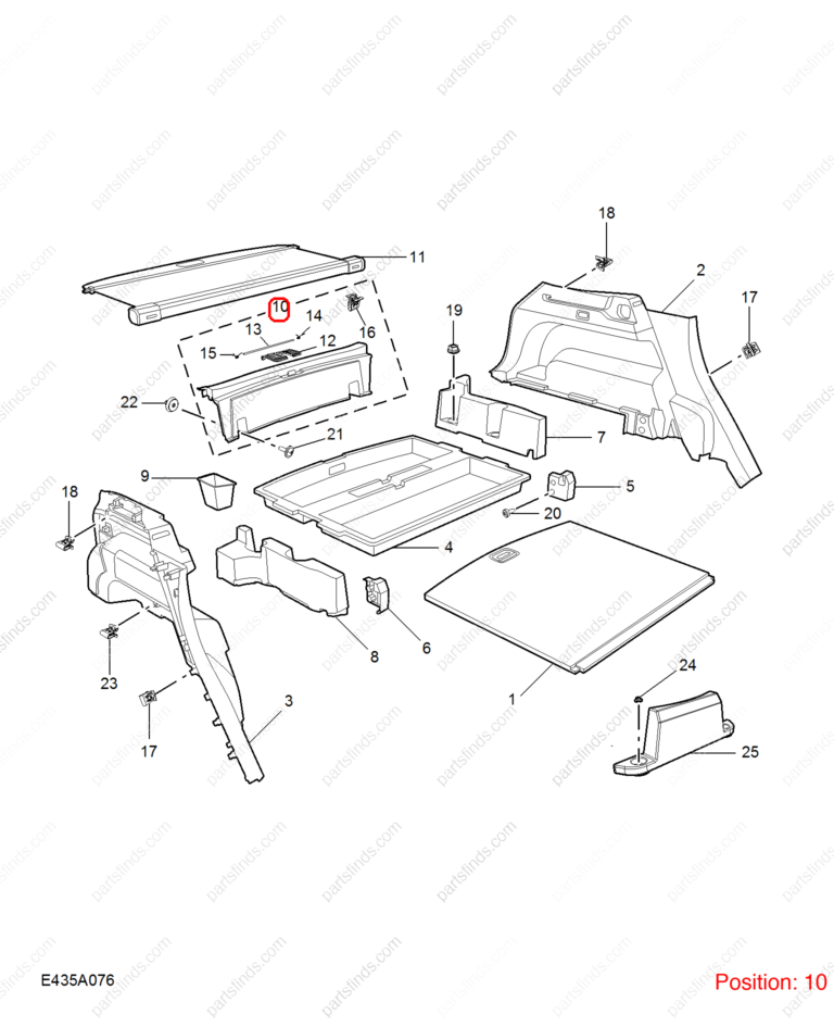 11720529NBC|11720529NBC | Rear spoiler trim | MG parts | | | MG HS | PartsFinds