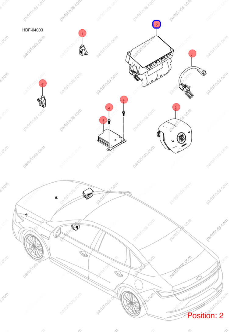 11783010-00|1178301000 | Side airbag | BYD parts | ST-5820200 | ST5820200 | Tang EV | PartsFinds