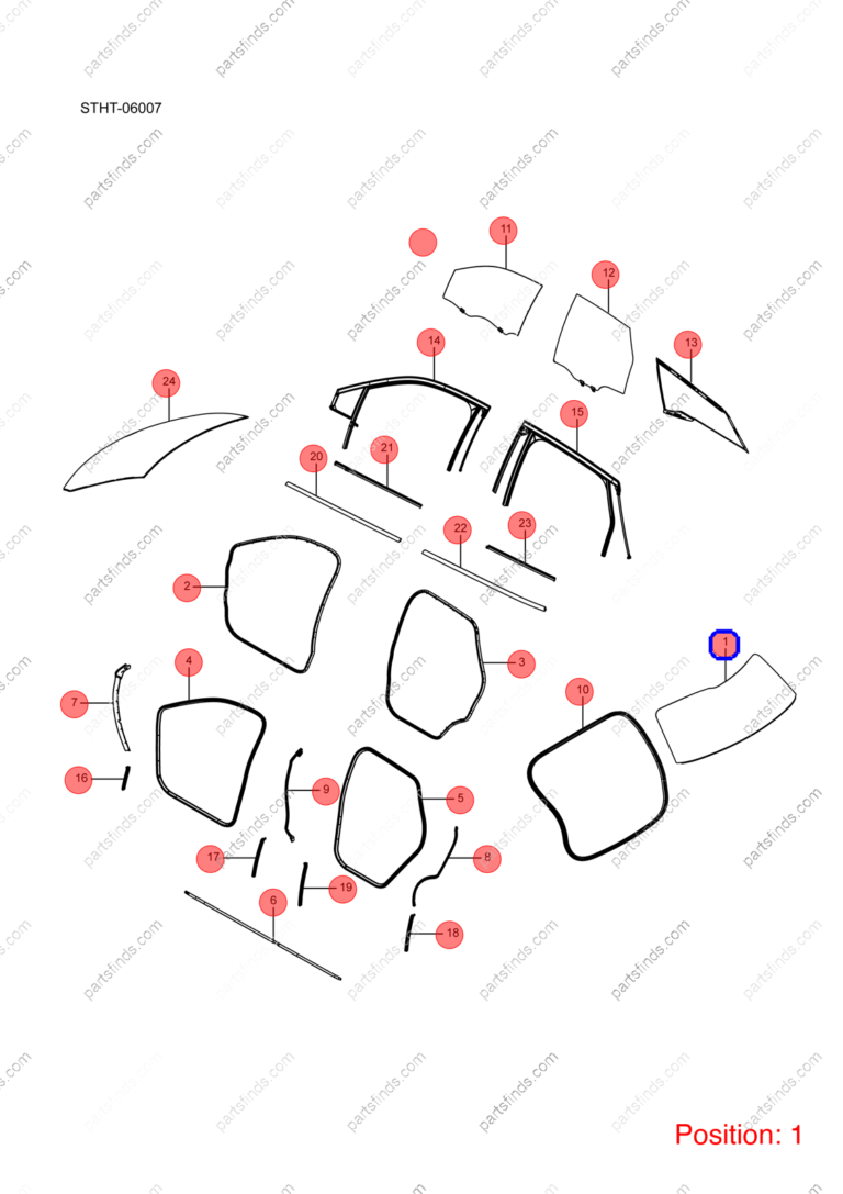 11784710-00|1178471000 | Windshield | BYD parts | ST-6303100 | ST6303100 | Tang EV | PartsFinds
