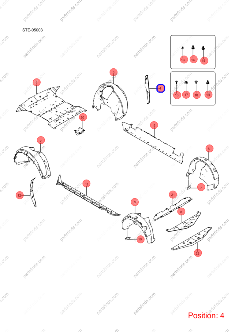 11785951-00|1178595100 | Fender Seal | BYD parts | ST-3102220-00B0 | ST310222000B0 | Tang EV | PartsFinds