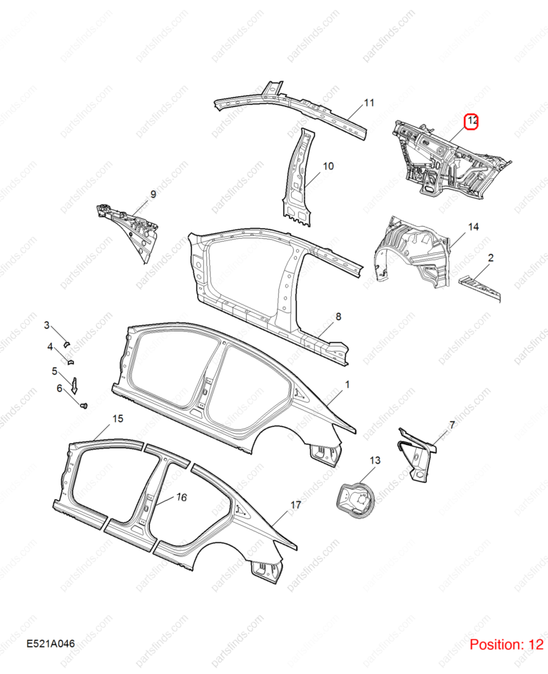 11801029SEPP|11801029SEPP | Fender Liner | MG parts | | | MG GT | PartsFinds