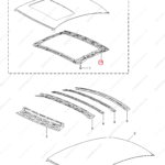 11801052SEPP|11801052SEPP | PANORAMIC SUNROOF REAR SECTION REPAIR KIT | MG parts | | | MG GT | PartsFinds