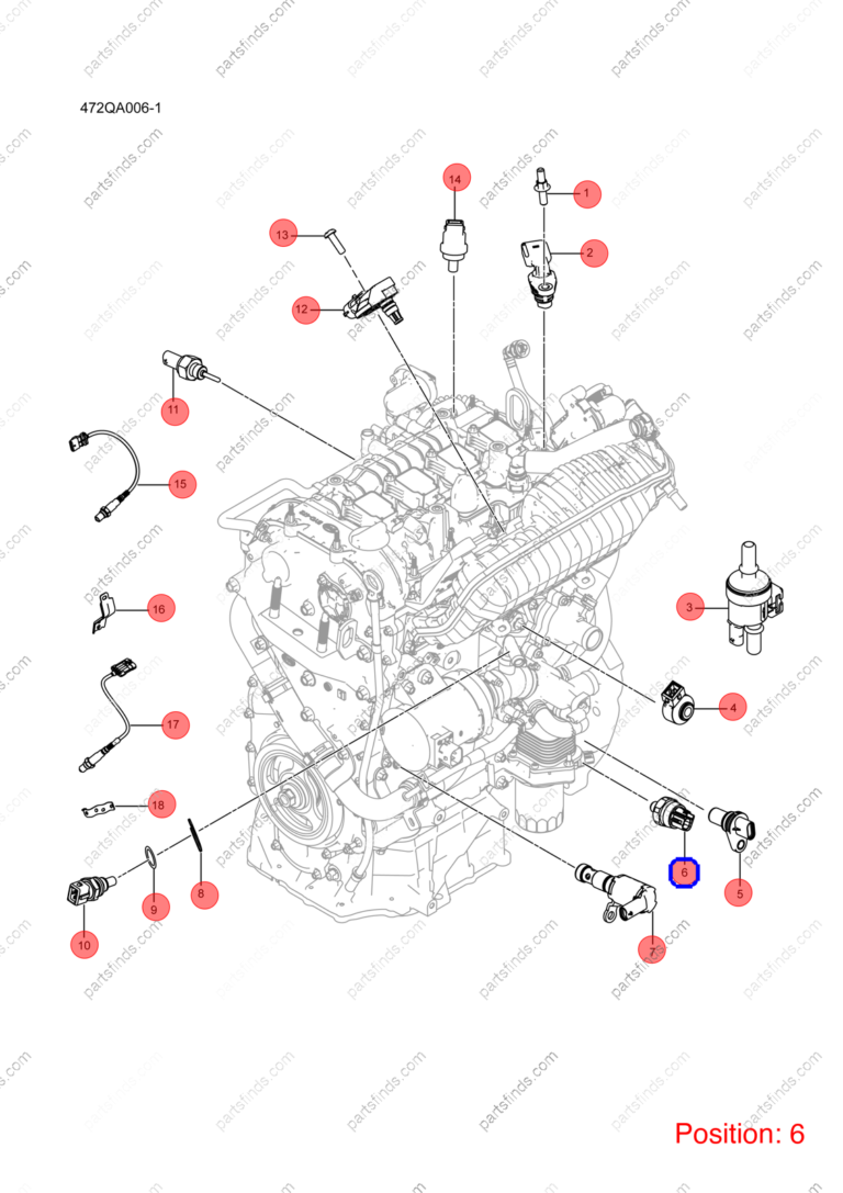 11935501-00|1193550100 | Engine oil pressure sensor | BYD parts | 487ZQA-3611600A | 487ZQA3611600A | Qin PLUS DM-i | Song PLUS DM-i | Song PRO DM-i | PartsFinds
