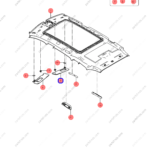 12181866-00|1218186600 | Sun visor | BYD parts | SEH-8204020-00XN | SEH820402000XN | Tang EV | PartsFinds