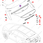 12243904-00|1224390400 | Rear window curtain | BYD parts | ST-8226020-00A7 | ST822602000A7 | Tang EV | PartsFinds