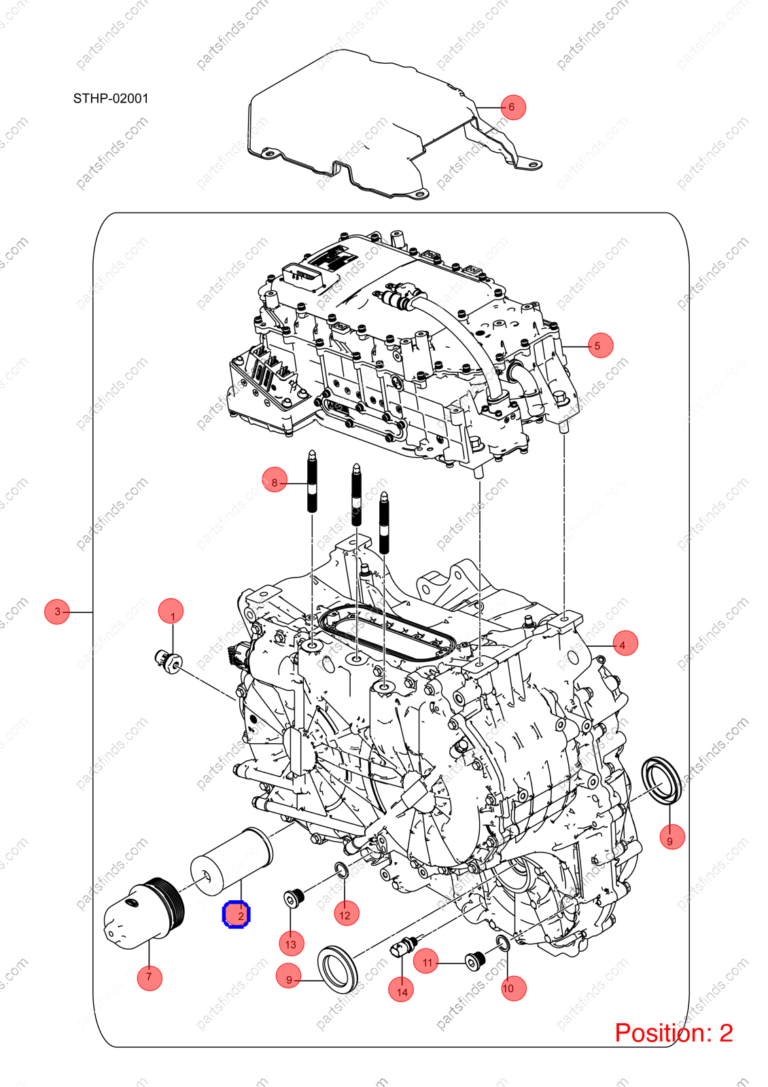 12314254-00|1231425400 | Transmission filter | BYD parts | T65-1711100 | T651711100 | Qin PLUS DM-i | Song PLUS DM-i | Song PRO DM-i | PartsFinds