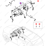 12498483-00|1249848300 | Instrument panel wiring harness | BYD parts | STE-4003110C | STE4003110C | Tang EV | PartsFinds