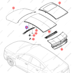 12522185-00|1252218500 | Roof beam | BYD parts | HAD-5701200/70 | HAD570120070 | Qin PLUS DM-i | PartsFinds
