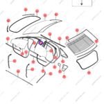 12593042-00|1259304200 | Door frame weatherstrip | BYD parts | HC-5407111 | HC5407111 | Han EV | PartsFinds