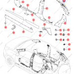 12629222-00|1262922200 | C-pillar trim panel | BYD parts | SC-5402310-00DJ | SC540231000DJ | Atto3 PRO EV | Yuan PRO EV | PartsFinds