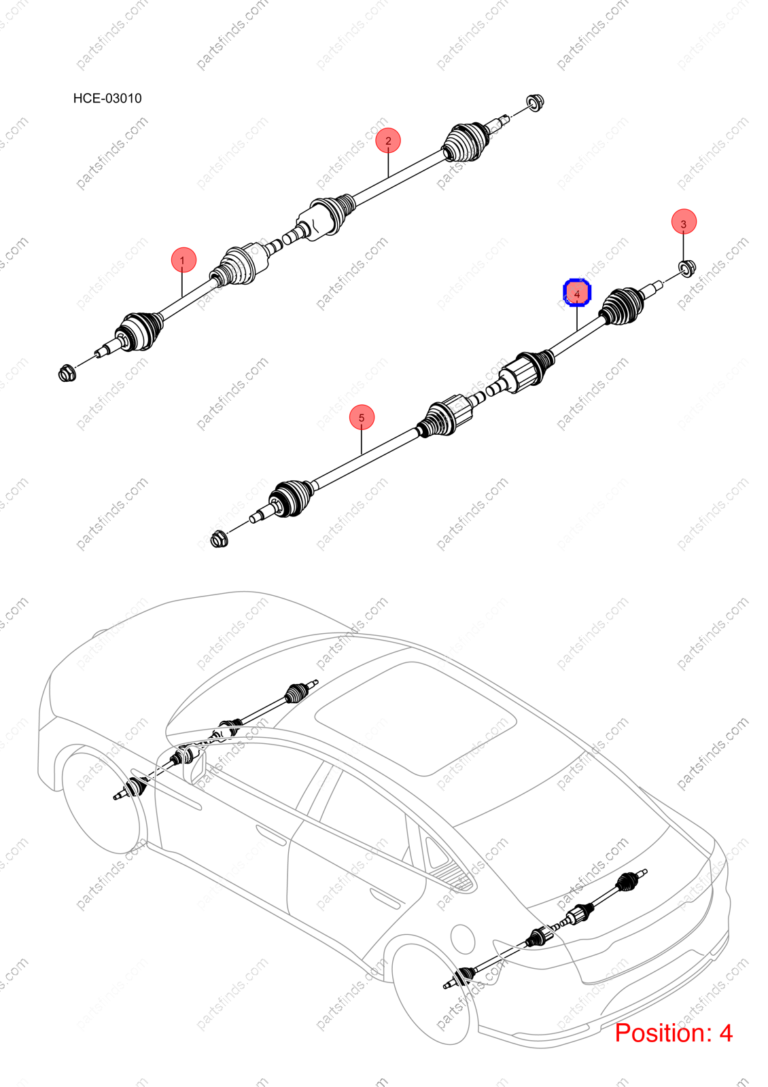 12641999-00|1264199900 | Axle Shaft | BYD parts | HC-2201020 | HC2201020 | Han EV | PartsFinds