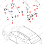 12680932-00|1268093200 | Tailgate Lift Support | BYD parts | SA3F-6309511 | SA3F6309511 | Song PLUS EV | Song PLUS DM-i | PartsFinds