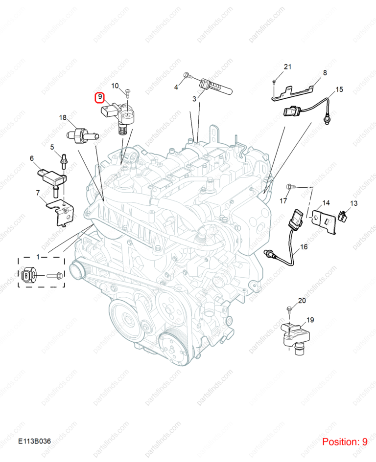 12681993|12681993 | Intake air pressure sensor | MG parts | | | MG ZS | RX5 | MG HS | PartsFinds