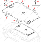 12699155-00|1269915500 | Sun visor | BYD parts | SA2FC-8204020B-00DJ | SA2FC8204020B00DJ | D1 EV | PartsFinds