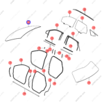 12731371-00|1273137100 | Windshield | BYD parts | ST-5206010G | ST5206010G | Tang EV | PartsFinds