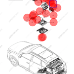 12777395-00|1277739500 | Tailgate trim panel | BYD parts | SA2FC-6302120 | SA2FC6302120 | Song PRO EV | Song PRO DM-i | PartsFinds