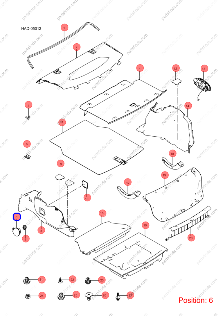 12827150-00|1282715000 | Fuel tank outer cover | BYD parts | HAD-5401810E | HAD5401810E | Qin PLUS DM-i | KING DM-i | Chazor DM-i | PartsFinds
