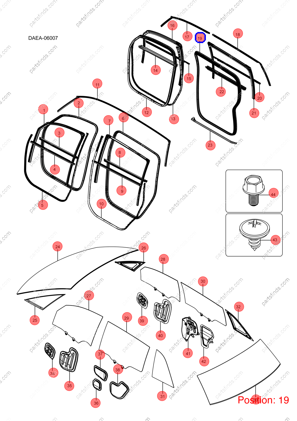 12836531-00|1283653100 | Door frame weatherstrip | BYD parts | DAEA-5407114 | DAEA5407114 | D1 EV | PartsFinds 12836531-00|1283653100 | Door frame weatherstrip | BYD parts | DAEA-5407114 | DAEA5407114 | D1 EV | PartsFinds
