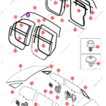 12836561-00|1283656100 | Door frame weatherstrip | BYD parts | DAEA-5407111 | DAEA5407111 | D1 EV | PartsFinds