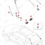 12863906-00|1286390600 | Tailgate Lift Support | BYD parts | SA2FC-6309511 | SA2FC6309511 | Song PRO EV | Song PRO DM-i | PartsFinds