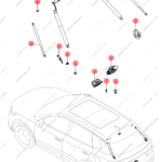 12863907-00|1286390700 | Tailgate Lift Support | BYD parts | SA2FC-6309512 | SA2FC6309512 | Song PRO EV | Song PRO DM-i | PartsFinds