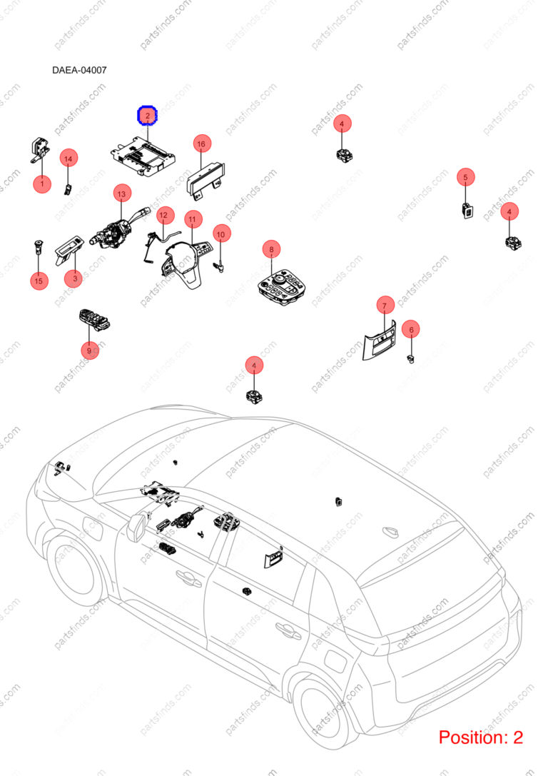 12886831-00|1288683100 | Body Control Module | BYD parts | DAEA-3622100 | DAEA3622100 | D1 EV | PartsFinds