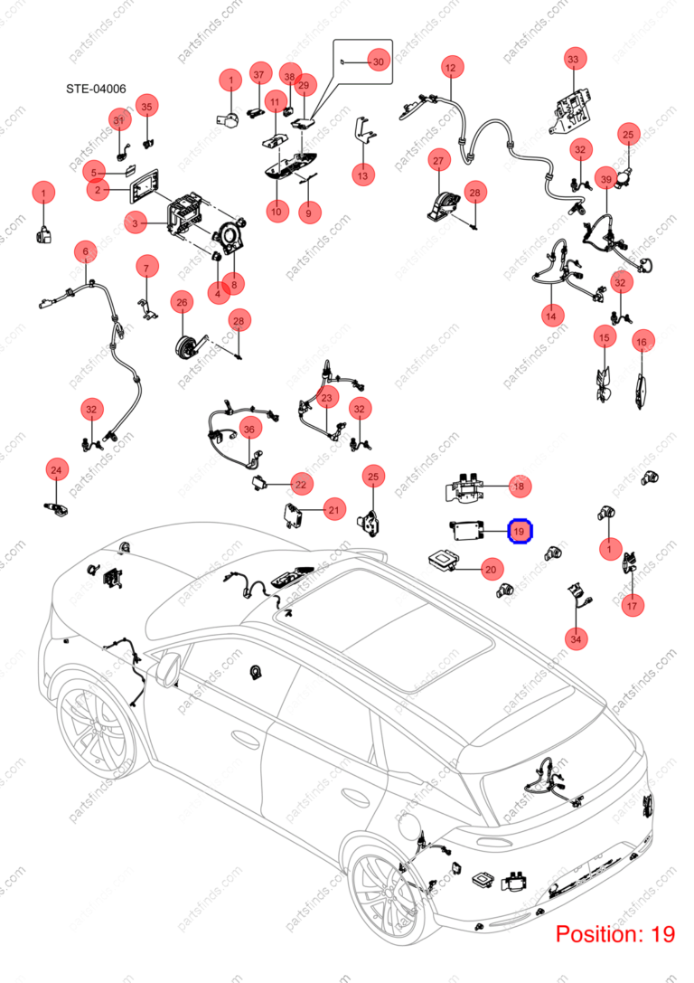 12906949-00|1290694900 | Lane change sensor | BYD parts | STHA-3603600 | STHA3603600 | Tang EV | PartsFinds