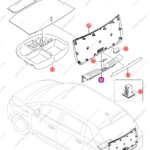 12921884-00|1292188400 | Rear spoiler trim | BYD parts | DAEA-5602070 | DAEA5602070 | D1 EV | PartsFinds
