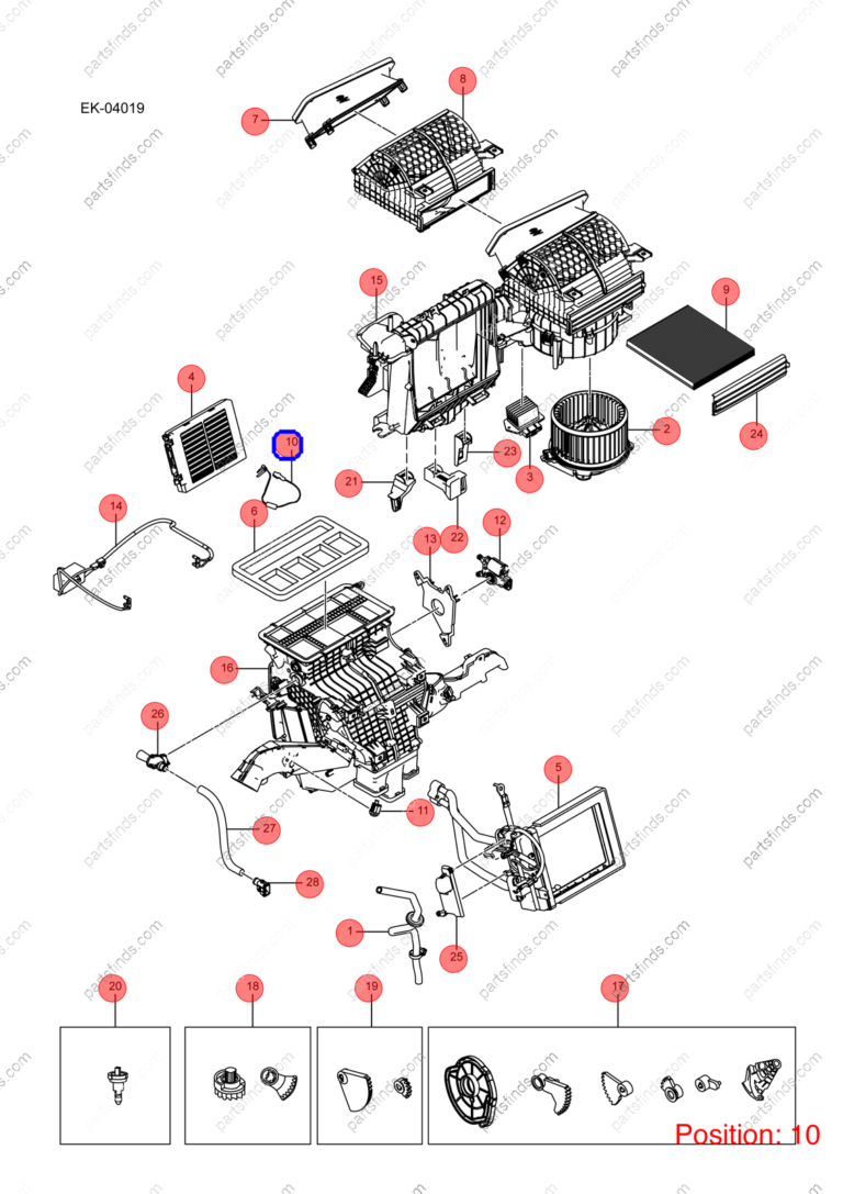 12924277-00|1292427700 | Air conditioning temperature sensor | BYD parts | SA2E-8114310D | SA2E8114310D | Han EV | Song PLUS EV | Song PLUS DM-i | PartsFinds