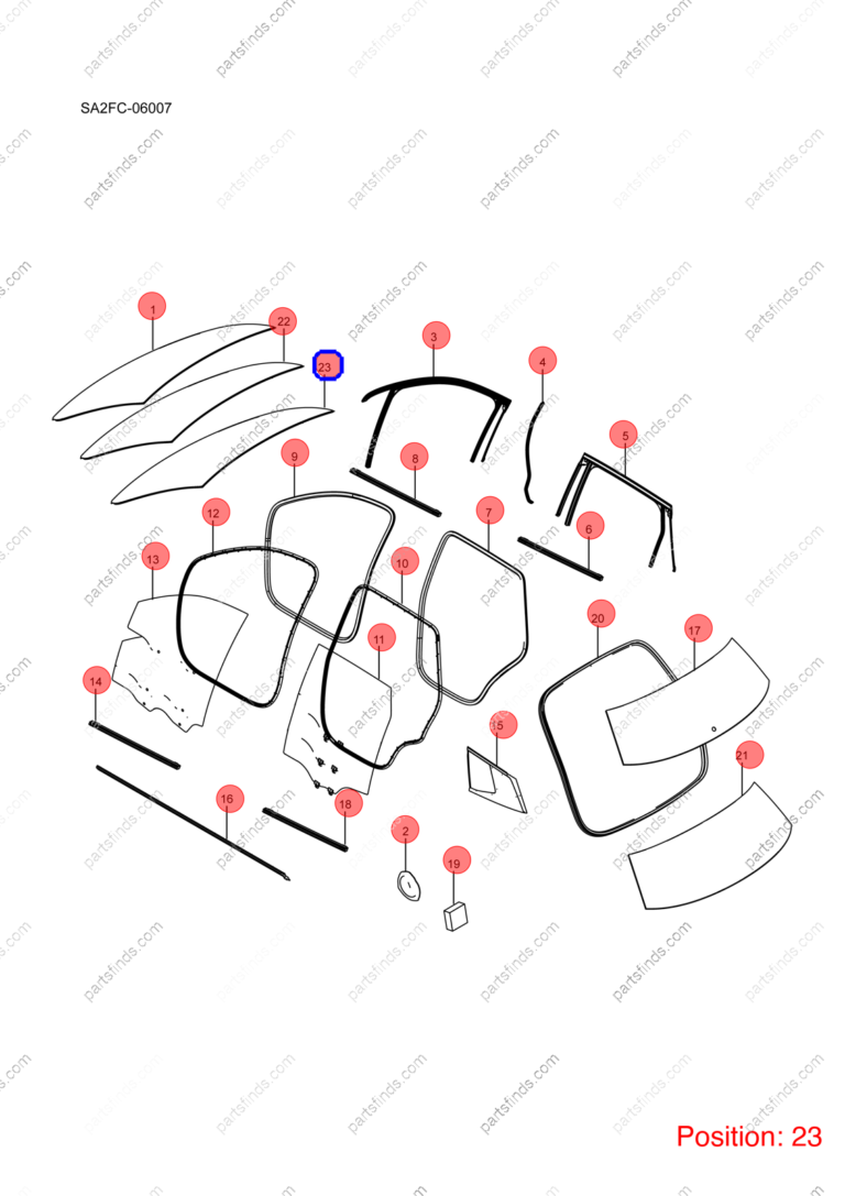 12947558-00|1294755800 | Front windshield rubber strip | BYD parts | SA2FC-5206011 | SA2FC5206011 | Song PRO EV | PartsFinds