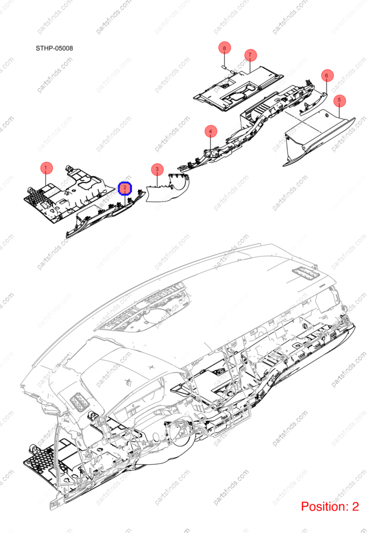 12957112-00|1295711200 | Steering column trim panel | BYD parts | STHA-5306200A-00A7 | STHA5306200A00A7 | Tang EV | PartsFinds