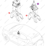 12962541-00|1296254100 | Shift lever assembly | BYD parts | SA2H-1703010C | SA2H1703010C | Atto3 PRO EV | Yuan PRO EV | Song PRO EV | PartsFinds