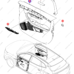 13001285-00|1300128500 | Door panel | BYD parts | SA3F-6102001F-00LA1 | SA3F6102001F00LA1 | Song PLUS DM-i | PartsFinds