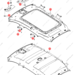 13004936-00|1300493600 | Sun visor | BYD parts | SA2FC-8204020A-00A7 | SA2FC8204020A00A7 | Atto3 PLUS EV | Yuan PLUS EV | Song PLUS EV | PartsFinds