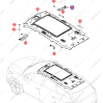 13068783-00|1306878300 | Sun visor | BYD parts | ST-8204020C-00A7 | ST8204020C00A7 | Tang EV | PartsFinds