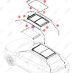 13069267-00|1306926700 | Sunroof sunshade | BYD parts | SC2E-5703130A | SC2E5703130A | Atto3 PLUS EV | Yuan PLUS EV | PartsFinds