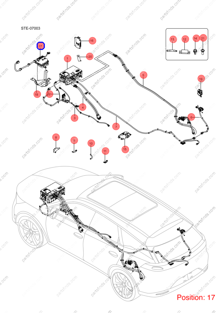 13081155-00|1308115500 | Battery heater | BYD parts | STEK-2156010 | STEK2156010 | Tang EV | PartsFinds