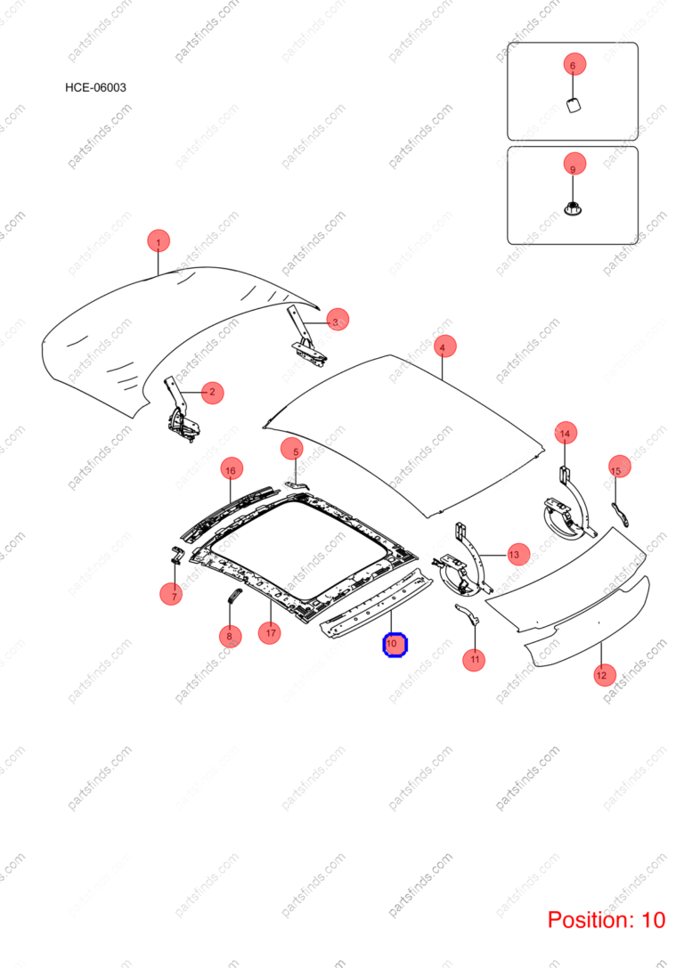 13089169-00|1308916900 | Roof beam | BYD parts | HC-5701311/77 | HC570131177 | Han EV | PartsFinds