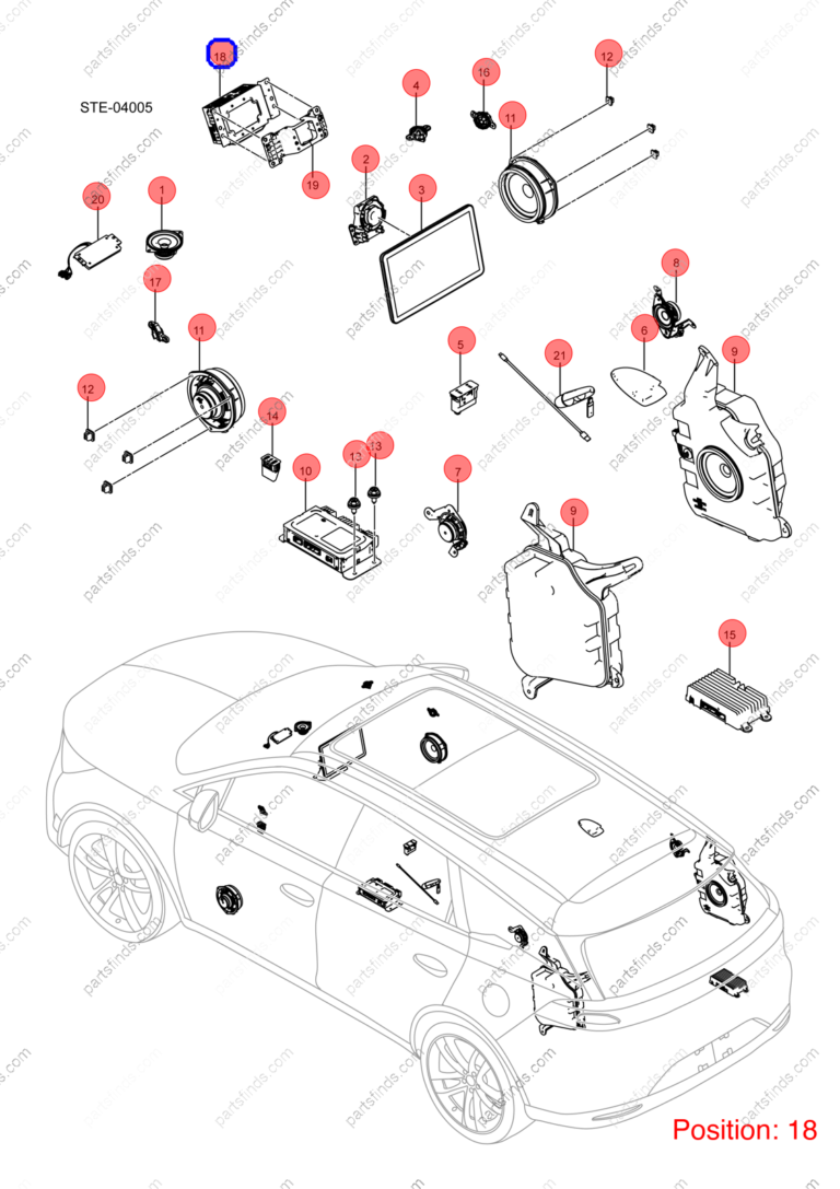 13101893-00|1310189300 | Multimedia computer | BYD parts | STEKA-7924200 | STEKA7924200 | Tang EV | PartsFinds