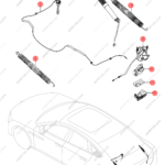 13107861-00|1310786100 | Tailgate spring | BYD parts | HCHY-5606919 | HCHY5606919 | Han EV | PartsFinds